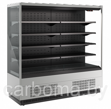 Витрина холодильная пристенная Carboma FC 20-07 VM 1,9-2 (0430) INOX 0...+7 Cube 2