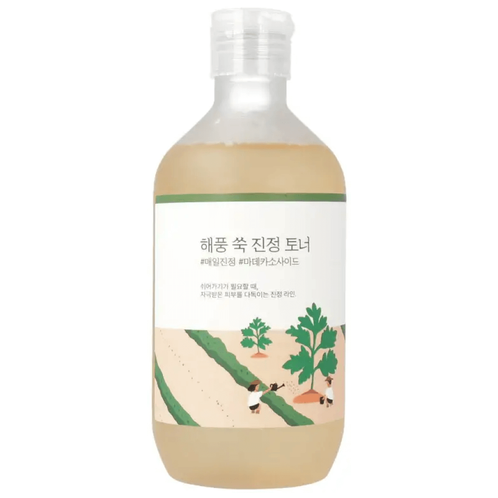 300 мл Успокаивающий тонер с полынью Round Lab Mugwort Calming Toner