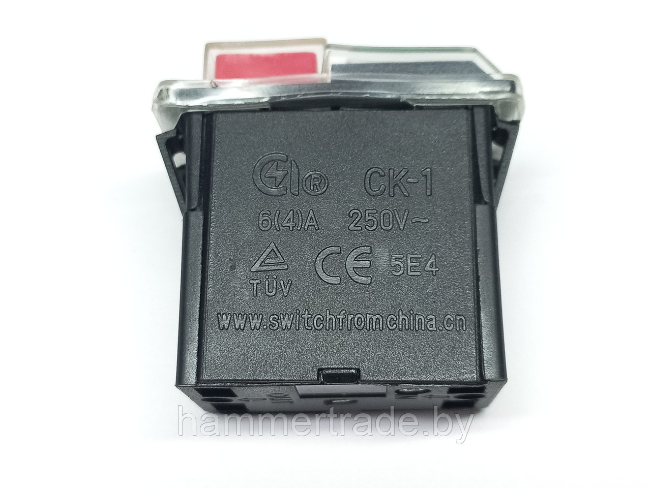 Выключатель СК-1 (KJD6; DK-1) (6А) (42,4*26,5 мм) без рамки, 4 контакта