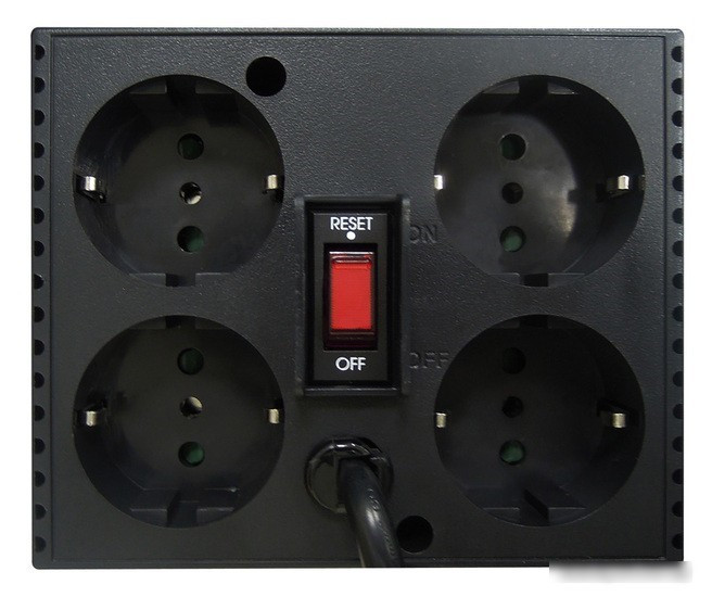 Стабилизатор напряжения Powercom TCA-3000 (черный) - фото 3 - id-p223380236