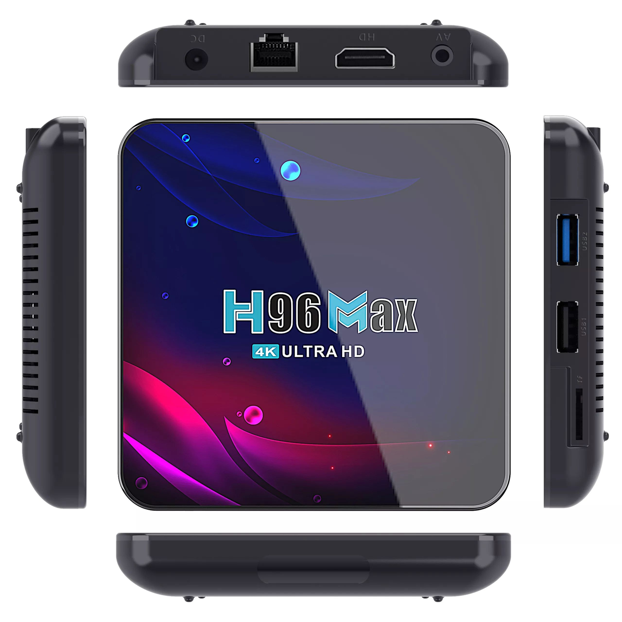 Приставка Android HD TV BOX H96 MAX - фото 2 - id-p223380521