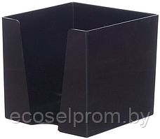 Подставка для бумажного блока 9х9х9 см, черная