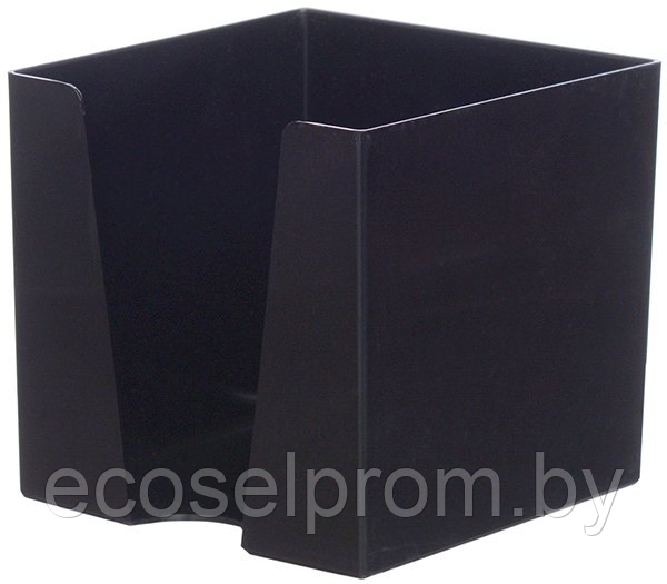 Подставка для бумажного блока 9х9х9 см, черная - фото 1 - id-p223380606