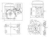 Двигатель STARK GX390E (вал 25мм) 13л.с., фото 6