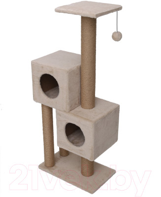 Комплекс для кошек Cat House Двойной домик 1.27 - фото 1 - id-p223380770