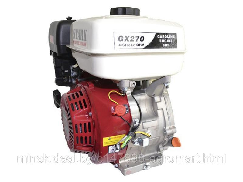Двигатель STARK GX270 SR (вал 25мм шлицевой, сетка 90x90) 9л.с. - фото 3 - id-p223381566
