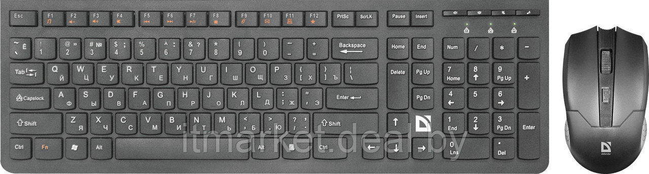 Клавиатура+ мышь Defender Columbia C-775 (45775) (Радио, Black) - фото 1 - id-p223382854