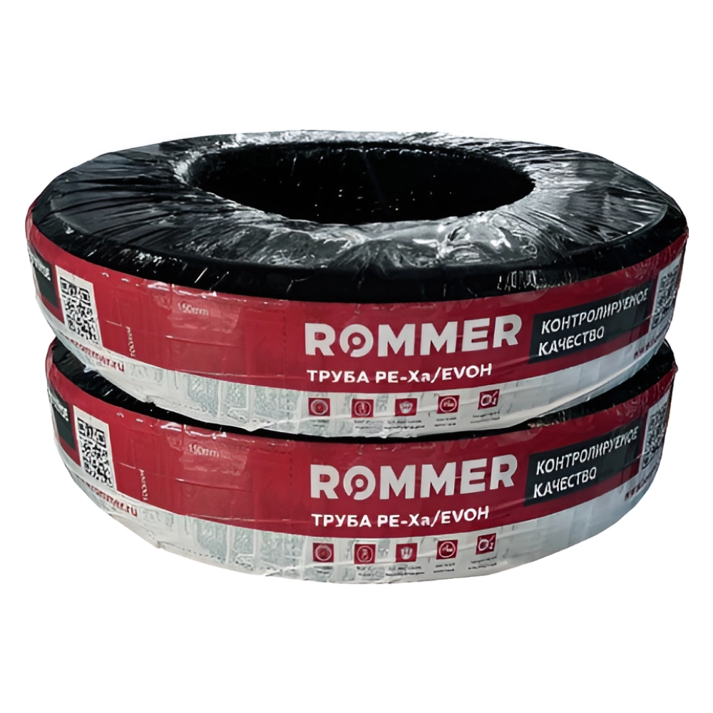 Труба из сшитого полиэтилена ROMMER PE-Xa/EVOH 25х3,5 (50 м) - фото 2 - id-p223384734