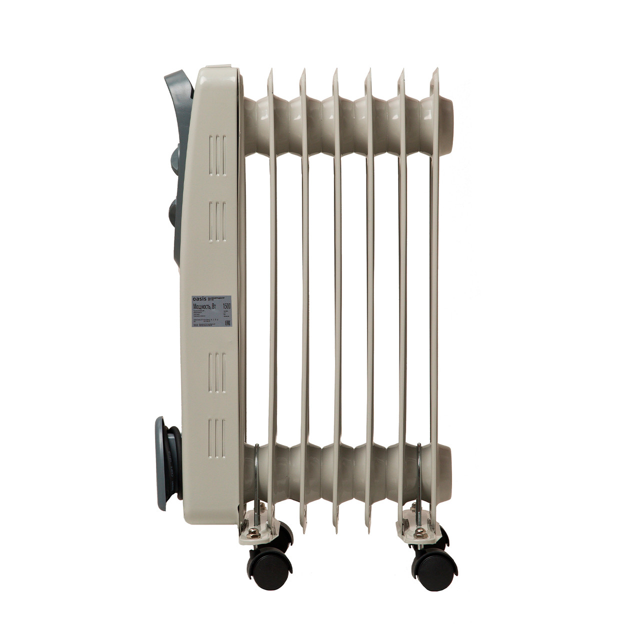 Радиатор масляный Oasis UT-15 (7 секций, 1500 Вт, до 15 м2) - фото 2 - id-p223384544