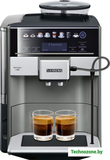 Эспрессо кофемашина Siemens EQ.6 plus s500 TE655203RW - фото 1 - id-p223385452