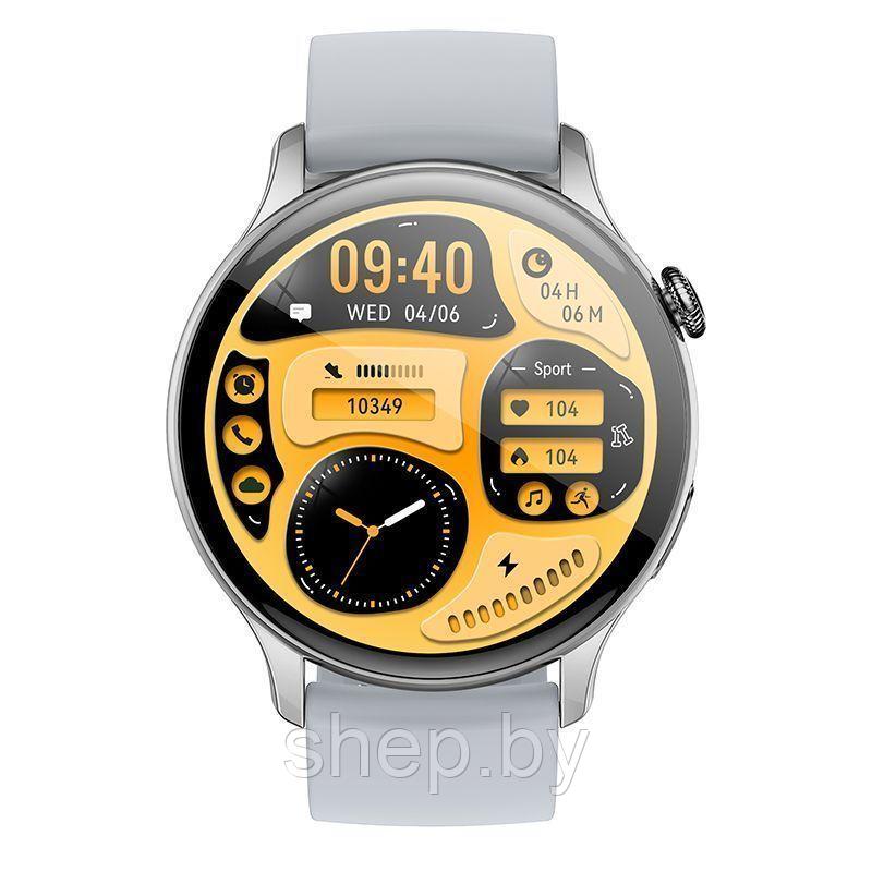 Смарт-часы спортивные Hoco Y10 Pro AMOLED (Call Version) цвет: черный, серебро NEW 2024 !!! - фото 5 - id-p223385666