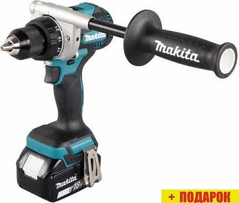 Дрель-шуруповерт Makita DDF486RTJ (с 2-мя АКБ, кейс), фото 2