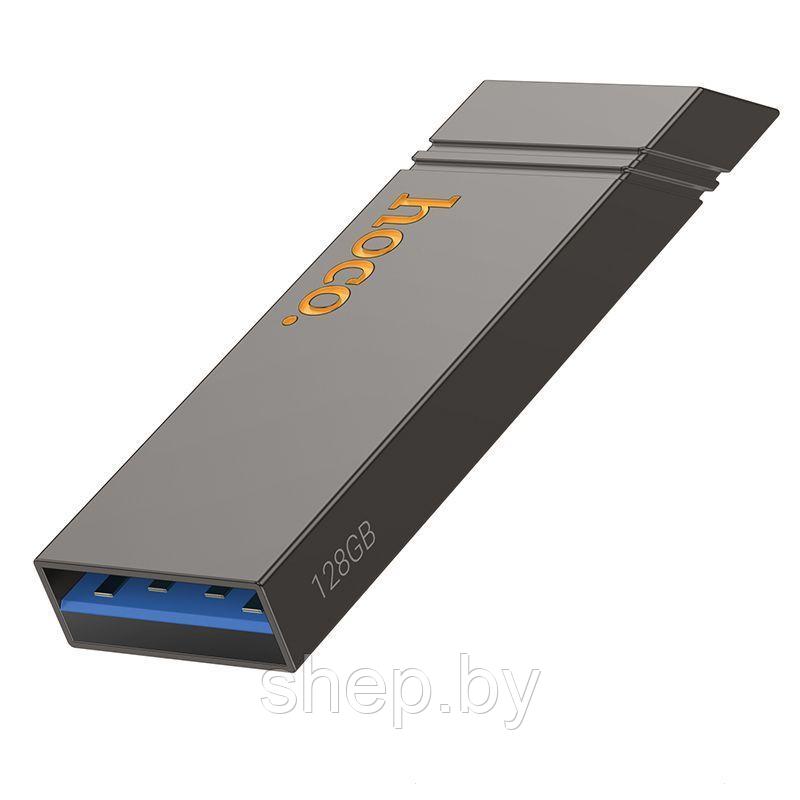 USB флэш-диск Hoco 128Gb UD13 USB 3.2 цвет: металлик