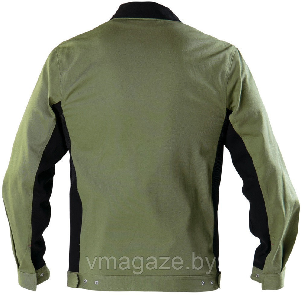 Куртка рабочая, мужская летняя Спец-Авангард (цвет оливковый с черным) - фото 3 - id-p223386868