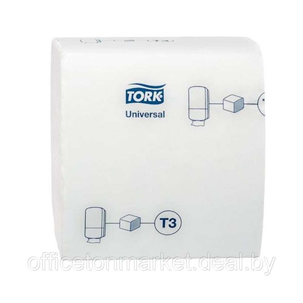Бумага туалетная листовая "Tork Universal Т3", 1 слой (114272-00) - фото 4 - id-p223385691