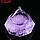 Барометр - штормгласс "Кристал" 8х10см, фиолетовый, фото 2