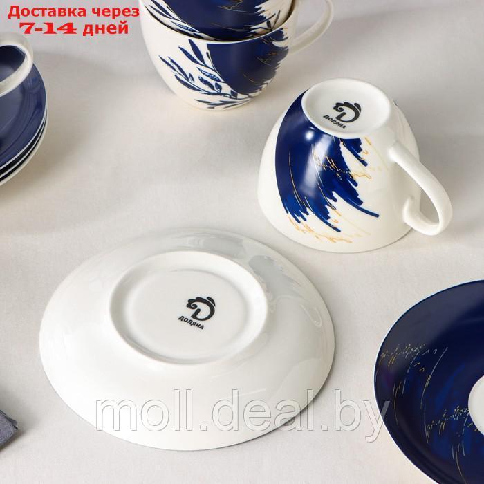 Сервиз чайный Доляна Ternura, 12 предметов: 6 чашек 250 мл, 6 блюдец d=15 см - фото 3 - id-p223337559