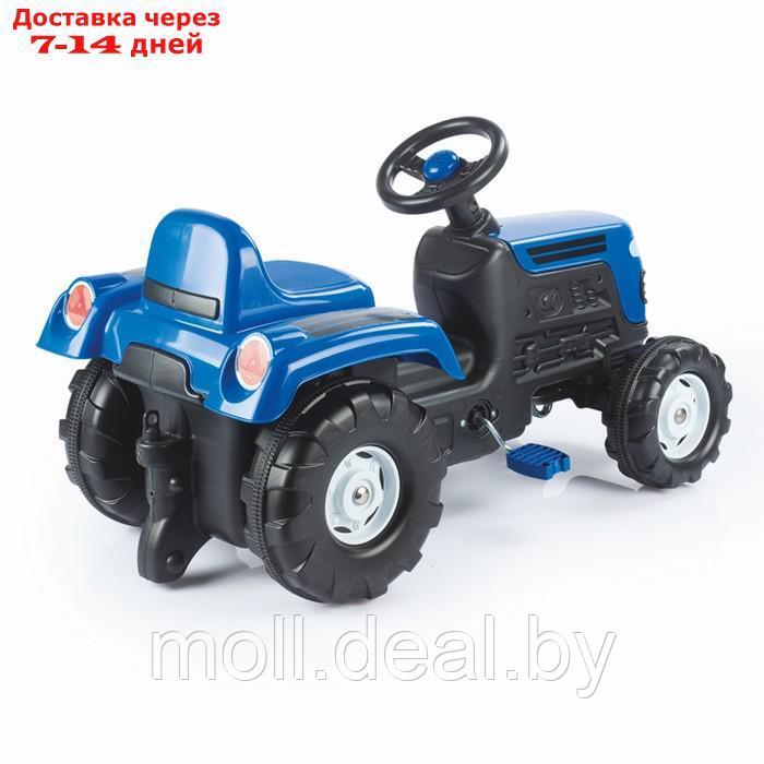 Трактор педальный DOLU Ranchero, клаксон, цвет синий 8045 - фото 3 - id-p223339771
