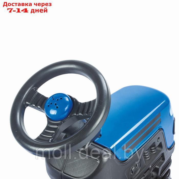 Трактор педальный DOLU Ranchero, клаксон, цвет синий 8045 - фото 4 - id-p223339771