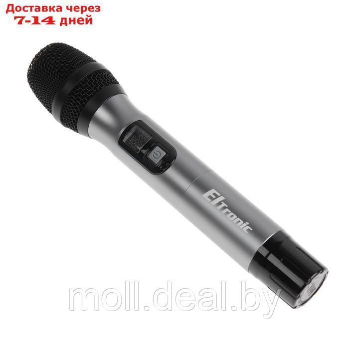 Микрофон для караоке ELTRONIC 10-06, беспроводной, приемник, черный