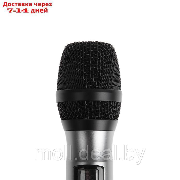 Микрофон для караоке ELTRONIC 10-06, беспроводной, приемник, черный - фото 4 - id-p223339820