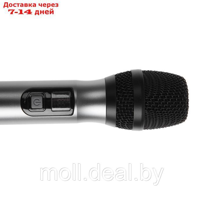 Микрофон для караоке ELTRONIC 10-06, беспроводной, приемник, черный - фото 6 - id-p223339820