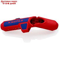 Стриппер KNIPEX KN-169501SB, для снятия оболочки, 135 мм, 0.2-4 мм2, кабель d=4.8-7.5 мм