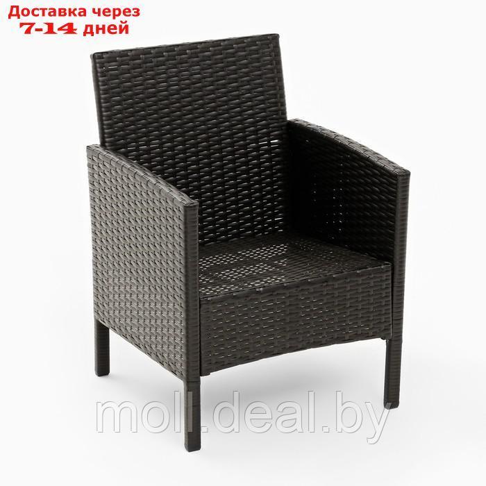 Комплект мебели "Кения Лайт": диван, 2 кресла, цвет мокко - фото 4 - id-p223340168