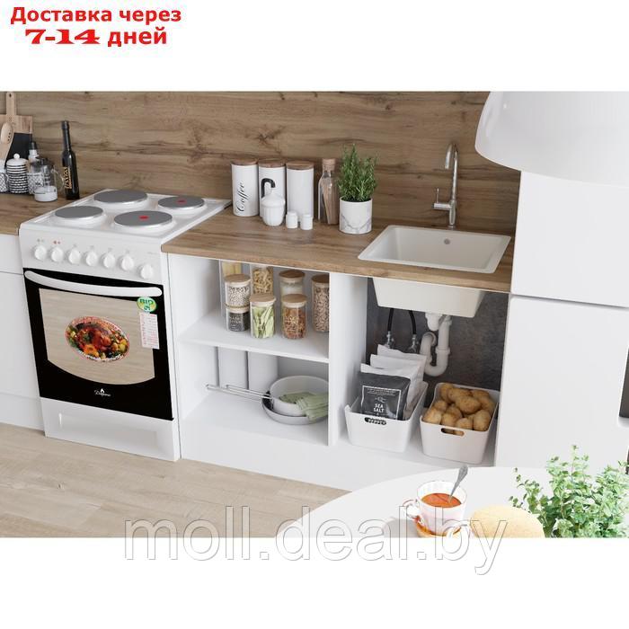 Кухонный гарнитур Паола 2400, Белый/Белый - фото 3 - id-p223340656