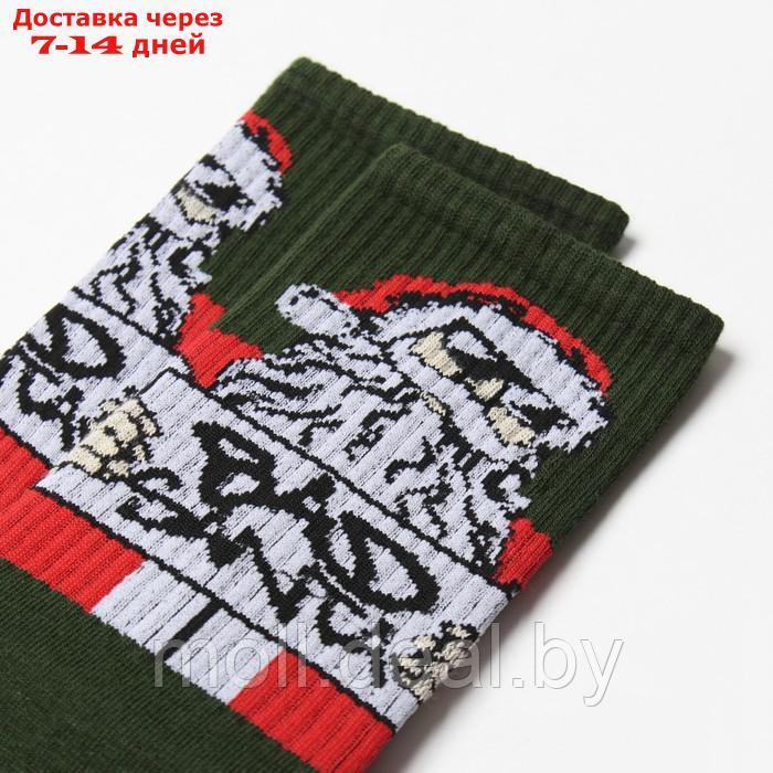 Набор подарочный "Bad Santa" плед, носки, перчатки, термостакан - фото 5 - id-p223340827