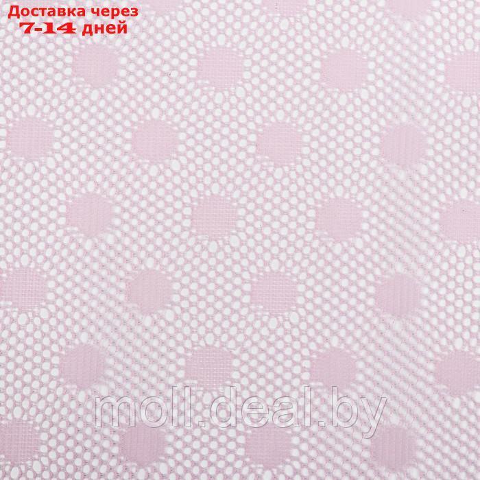 Сетка флористическая "Горох", 50см*4,5м, розовая - фото 3 - id-p223340830