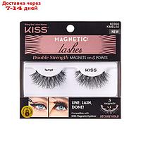 Магнитные ресницы нового поколения Kiss Tempt Magnetic Eyeliner Lash KMEL02, пара