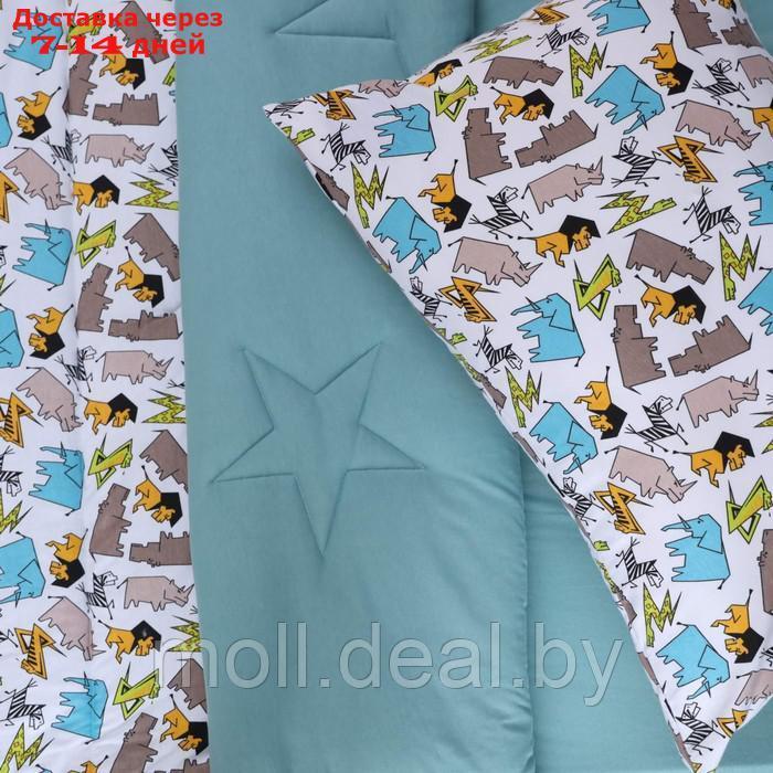 Комплект детский: одеяло 160x220 см, простыня 90x190 см, наволочка 50x70 см - фото 2 - id-p223341275