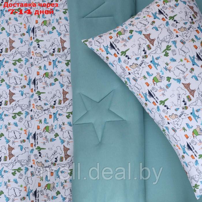 Комплект детский: одеяло 160x220 см, простыня 90x190 см, наволочка 50x70 см - фото 2 - id-p223341281