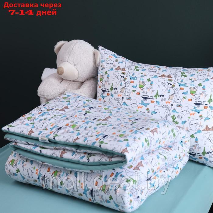 Комплект детский: одеяло 160x220 см, простыня 90x190 см, наволочка 50x70 см - фото 3 - id-p223341281