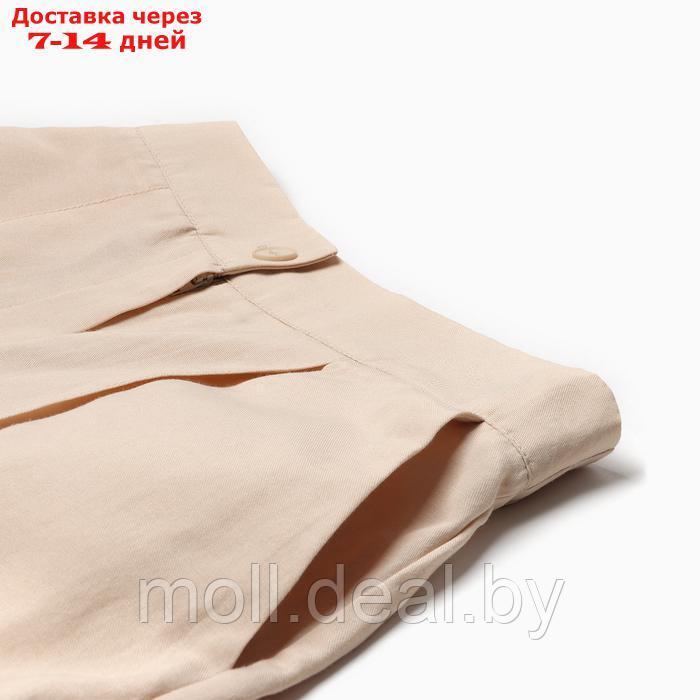 Комплект женский (блузка, шорты) MINAKU: Casual Collection цвет экрю, р-р 42 - фото 4 - id-p223341295