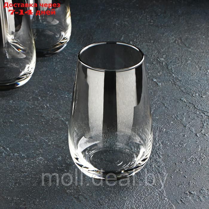 Набор стаканов высоких "Серебряная дымка", 350 мл, 4 шт - фото 2 - id-p223338370