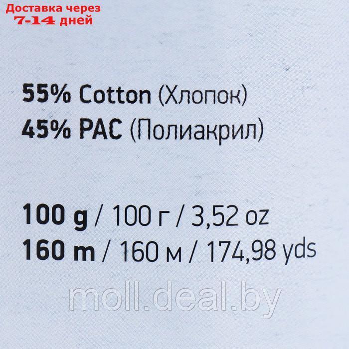 Пряжа "Jeans plus" 55% хлопок, 45% акрил 160м/100гр (89 св.сирень) - фото 4 - id-p223338418