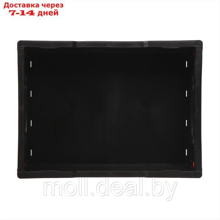 Ящик пластиковый, складной, 40 × 30 × 17 см, чёрный - фото 3 - id-p223338446