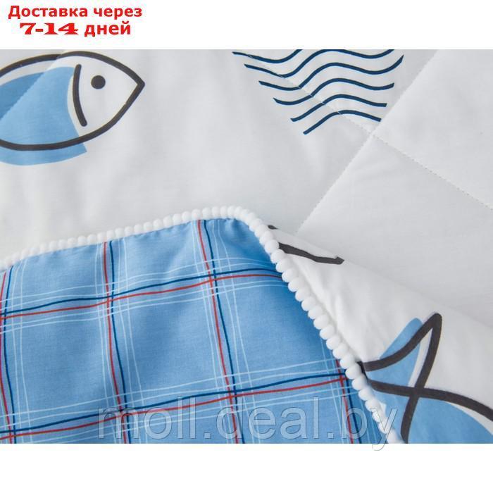Комплект детский с одеялом "Морские", размер 160х220 см, 160х230 см, 50х70 см - фото 4 - id-p223338481