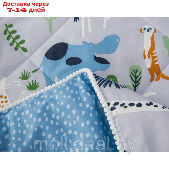Комплект детский с одеялом "Саванна", размер 160х220 см, 160х230 см, 50х70 см - фото 4 - id-p223338482