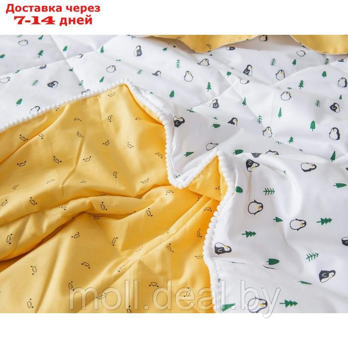 Комплект детский с одеялом "Пингвинята", размер 160х220 см, 160х230 см, 50х70 см - фото 4 - id-p223338486