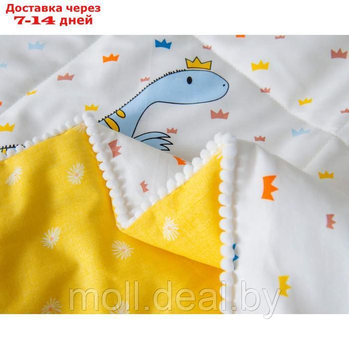 Комплект детский с одеялом "Дино", размер 160х220 см, 160х230 см, 50х70 см - фото 4 - id-p223338490