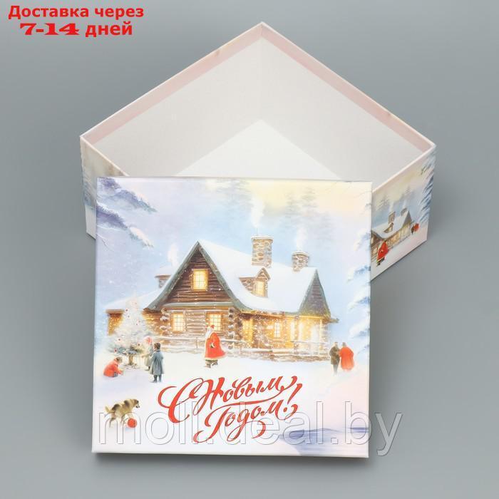 Набор подарочных коробк 3 в 1 "Новогодняя сказка", 18 × 18 × 10 22 × 22 × 12 см - фото 2 - id-p223341574