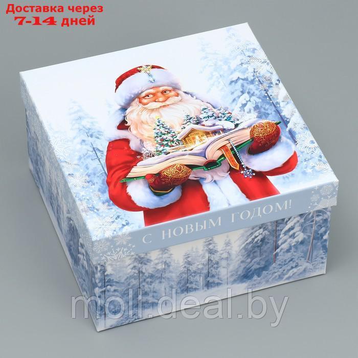 Набор подарочных коробк 3 в 1 "Новогодняя сказка", 18 × 18 × 10 22 × 22 × 12 см - фото 8 - id-p223341574