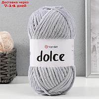 Пряжа "Dolce" 100% микрополиэстер 120м/100гр (782 св.серый)