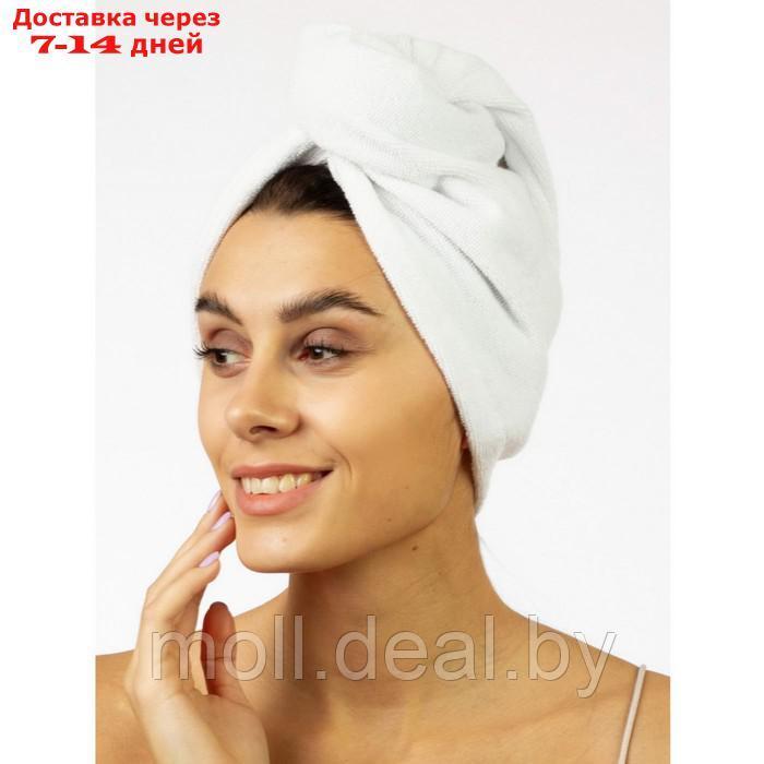 Полотенце для сушки волос Beatrice, размер 26х58см, цвет белый - фото 1 - id-p223339591