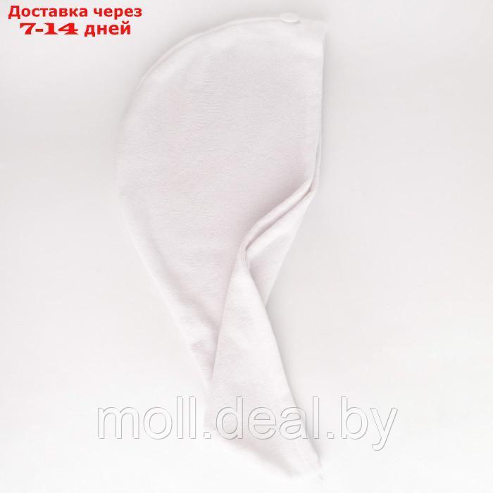 Полотенце для сушки волос Beatrice, размер 26х58см, цвет белый - фото 2 - id-p223339591