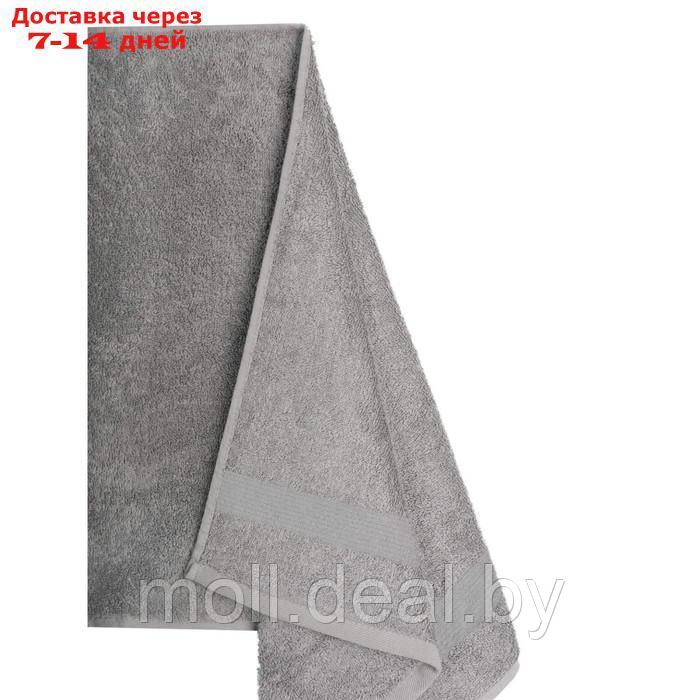 Полотенце махровое Ester, размер 70х140 см, цвет светло - серый - фото 3 - id-p223339595