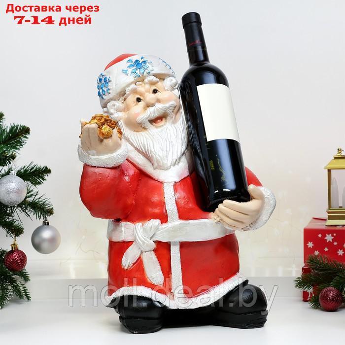 Подставка под бутылку "Дед Мороз" 28х48см